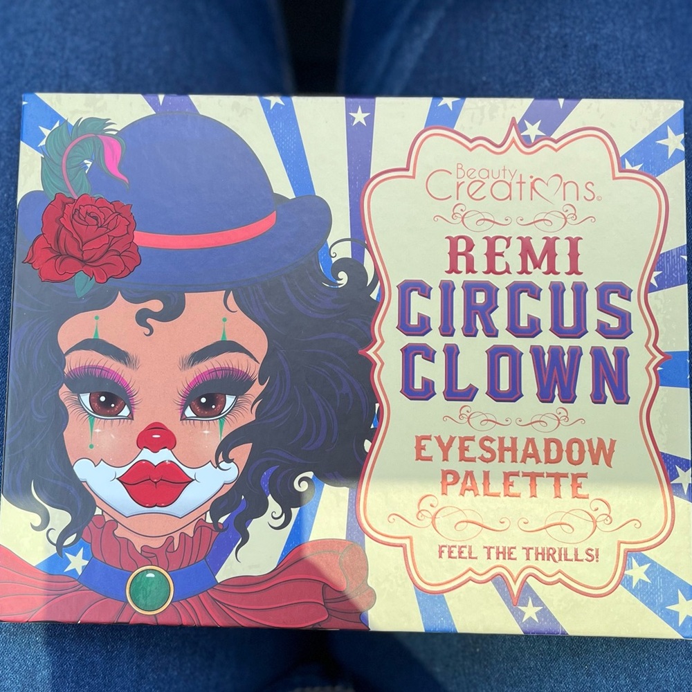 Beauty Creations Remi Circus Clown Eyeshadow Palette - Bold Shades